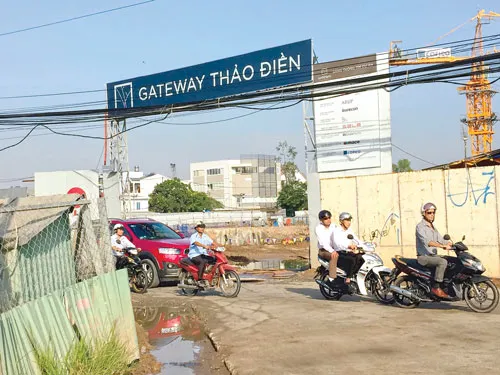 Dự án Geteway vẫn còn trong tình trạng tranh chấp. Ảnh: M.TUẤN Dự án Geteway vẫn còn trong tình trạng tranh chấp. Ảnh: M.TUẤN