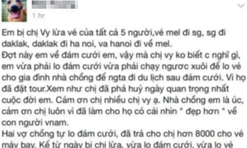 Một nạn nhân của Vi Tran loan tin. Một nạn nhân của Vi Tran loan tin.