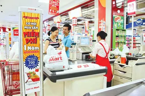 Tập đoàn Lotte rất chú trọng vào mảng bán lẻ tại thị trường Việt Nam.