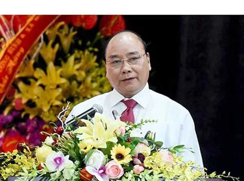 Thủ tướng Nguyễn Xuân Phúc tại buổi gặp mặt kỷ niệm 91 năm báo chí cách mạng Việt Nam.