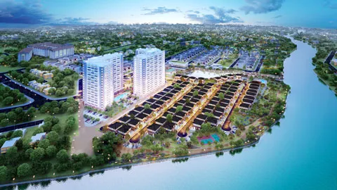 Flora Fuji nằm trong khu vực tập trung một loạt dự án cao cấp nhất khu Đông với 3 mặt hướng sông Rạch Chiếc.