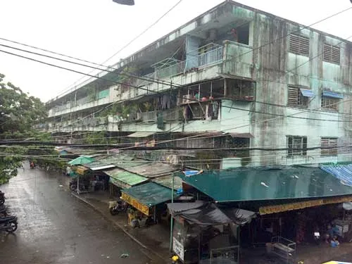 Một góc chung cư Ngô Gia Tự (Q.10, TP.HCM).