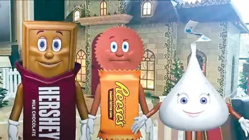 Trong số 60 loại kẹo bán chạy nhất, Hershey có đến 17 thương hiệu.