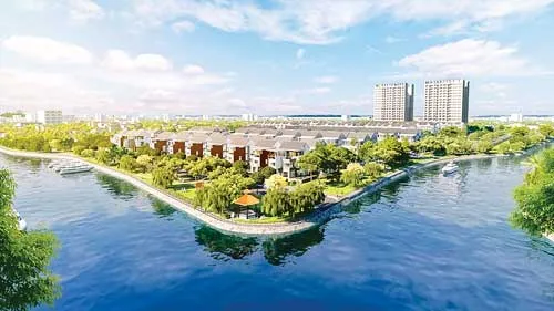 Phối cảnh dự án Jamona Golden Silk với hai mặt tiền sông đang thu hút sự chú ý của giới đầu tư. Phối cảnh dự án Jamona Golden Silk với hai mặt tiền sông đang thu hút sự chú ý của giới đầu tư.