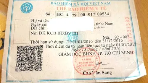 Người đóng BHYT 5 năm liên tục được xác nhận trên thẻ BHYT.
