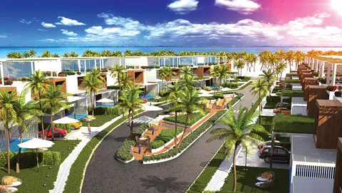 Biệt thự biển nghỉ dưỡng tầm trung tỏ rõ nhiều ưu thế hút giới đầu tư. Ảnh: LN