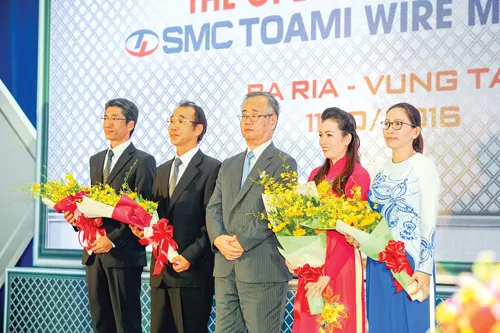 Ban lãnh đạo SMC Toami đặt quyết tâm kinh doanh trên tinh thần Omotenashi.