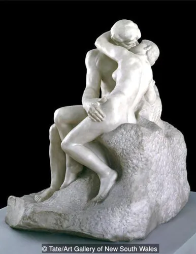 Bức tượng The Kiss của Auguste Rodin (1901-04).