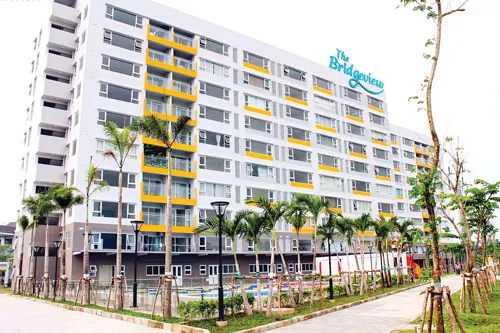 Một khu nhà thương mại giá rẻ tại TPHCM.