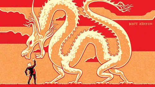 Trump đối đầu với rồng Trung Quốc. Trump đối đầu với rồng Trung Quốc.