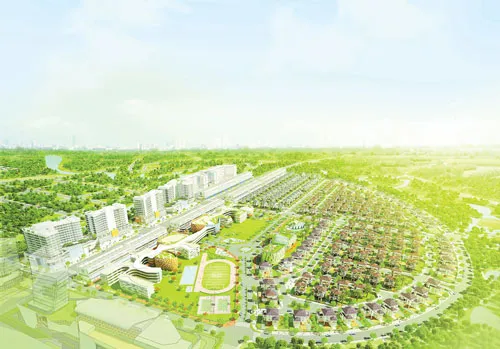 Ảnh: Phối cảnh khu dân cư Đại Quang Minh. Ảnh: Phối cảnh khu dân cư Đại Quang Minh.