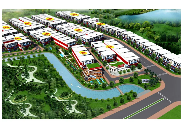 Hình phối cảnh tổng thể StarLight City 2