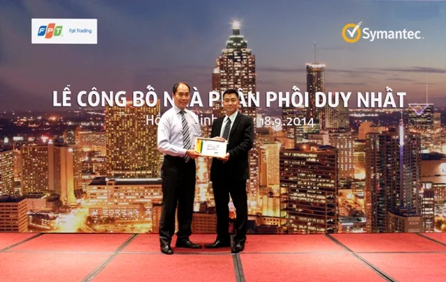 FPT Trading là nhà phân phối duy nhất của Symantec tại Việt Nam.