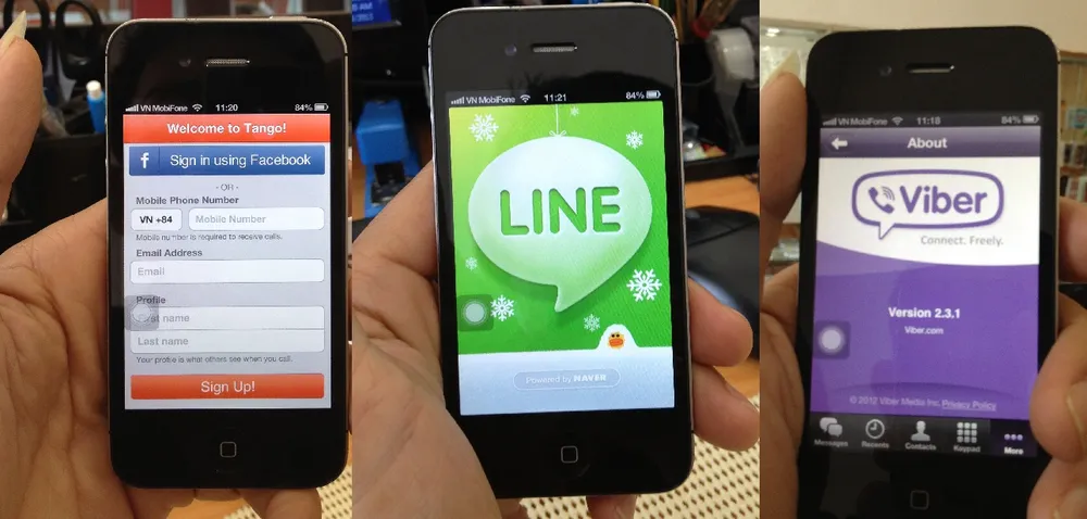 Các dịch vụ OTT đei63n hình.