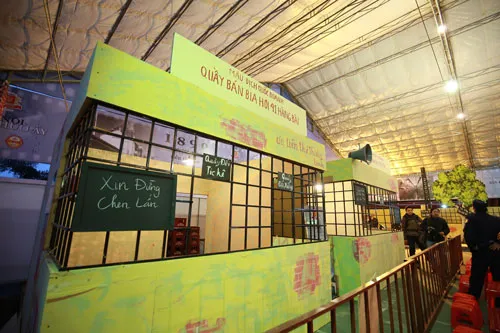 Hình ảnh cửa hàng bia mậu dịch của Hà Nội.