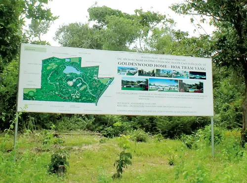 Pano giới thiệu dự án Goldenwood Home. Ảnh: MINH TUẤN