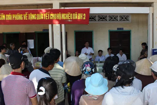 Lãnh đạo ĐTTC phát biểu.