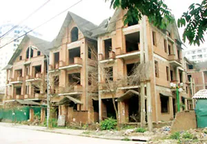 Biệt thự bỏ hoang tại cụm dân cư An Sinh, Mỹ Đình II. Ảnh: Internet Biệt thự bỏ hoang tại cụm dân cư An Sinh, Mỹ Đình II. Ảnh: Internet