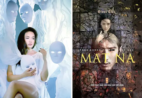 Tina Tình với cuốn tiểu thuyết "Mặt nạ".