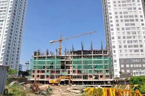 Giai Việt Residence đã được xây đến tầng 9.