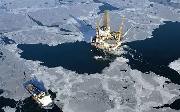 Một giàn khoan dầu khí của Nga, ngành công nghiệp quan trọng trong nền kinh tế nước này. (Nguồn: Bloomberg)