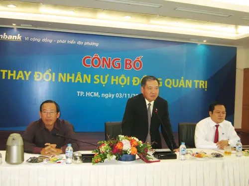 Ban lãnh đạo mới Sacombank. Ảnh: M.THẢO