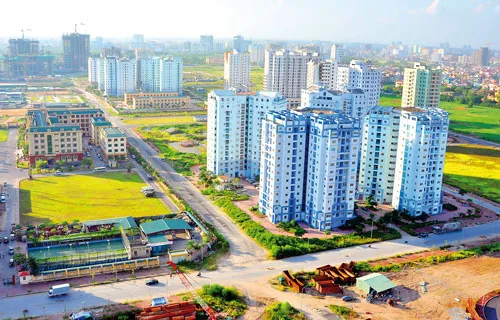 Một khu chung cư thuộc huyện Từ Liêm, Hà Nội. Ảnh: LÃ ANH Một khu chung cư thuộc huyện Từ Liêm, Hà Nội. Ảnh: LÃ ANH