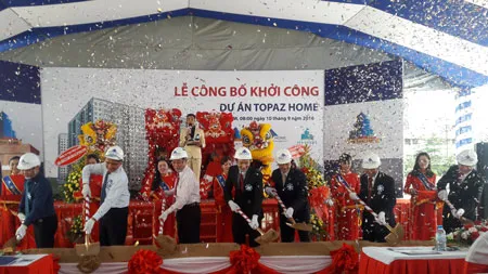 Quang cảnh lễ khởi công dự án Topaz Home.