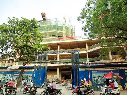 Dự án Chung cư B4 Kim Liên, quận Đống Đa, Hà Nội do ICG làm chủ đầu tư. Ảnh: T. LÂM