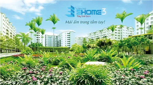 Phối cảnh dự án căn hộ E Home 3 Tây Sài Gòn của CTCP Đầu tư Nam Long.
