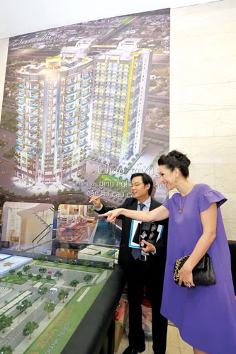 Diễn viên Diễm My tham quan dự án Terra Rosa - Luxury Condominium. Ảnh: VIỆT DŨNG Diễn viên Diễm My tham quan dự án Terra Rosa - Luxury Condominium. Ảnh: VIỆT DŨNG
