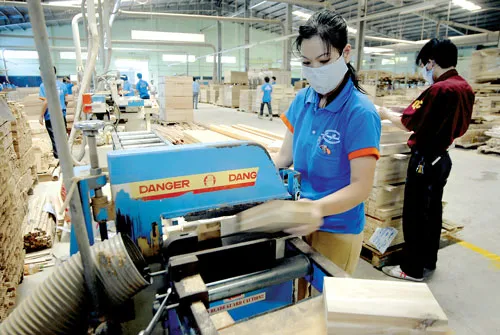 Các DN ngành gỗ đang hoạt động khó khăn, chỉ chưa đến 20% kinh doanh có lãi. Ảnh: LÃ ANH