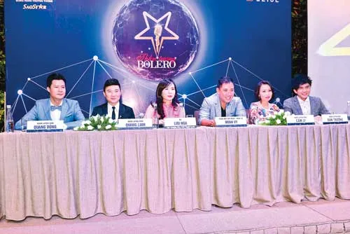 Ban giám khảo cuộc thi "Thần tượng bolero".
