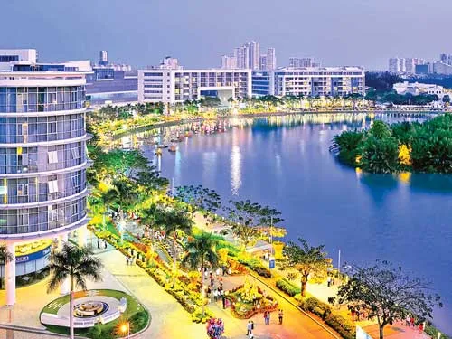 Một góc Phú Mỹ Hưng. Ảnh: LONG THANH Một góc Phú Mỹ Hưng. Ảnh: LONG THANH