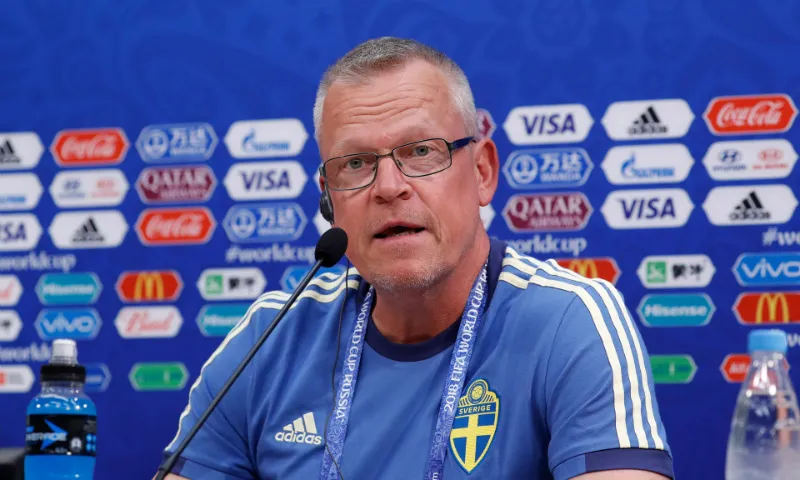 HLV trưởng tuyển Thụy Điển Janne Andersson. Ảnh: The Guardian