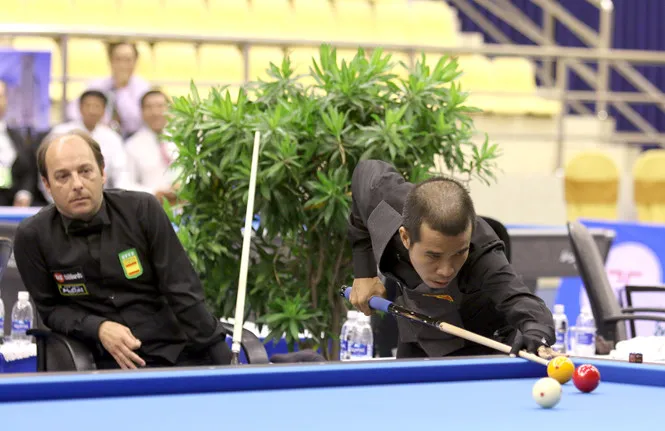 Tay cơ Trần Quyết Chiến (phải) sẽ bắt đầu chiến dịch bảo vệ ngôi vô địch ở World Cup TPHCM 2019. Ảnh: PHÚC NGUYỄN