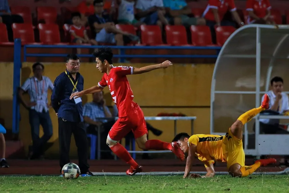 Hải Phòng bất ngờ gục ngã trước Viettel. Ảnh: MINH HOÀNG