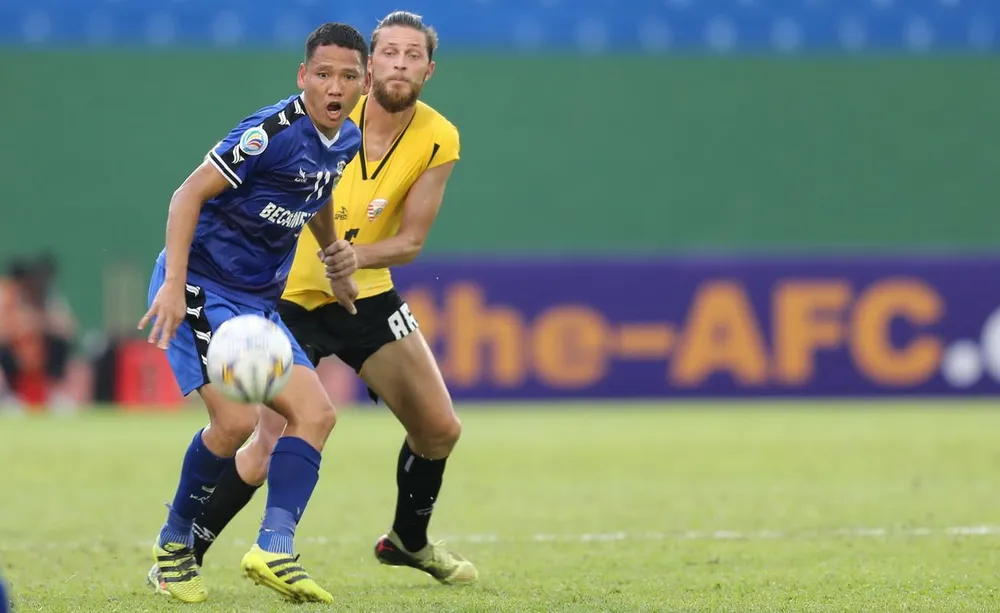 Bexamex Bình Dương cùng Hà Nội đã vượt qua vòng bảng AFC Cup 2019. Ảnh: DŨNG PHƯƠNG