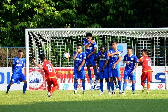 Bình Định đã giành trọn 3 điểm trên sân Tây Ninh ở lượt đi. Ảnh: THANH THỌ