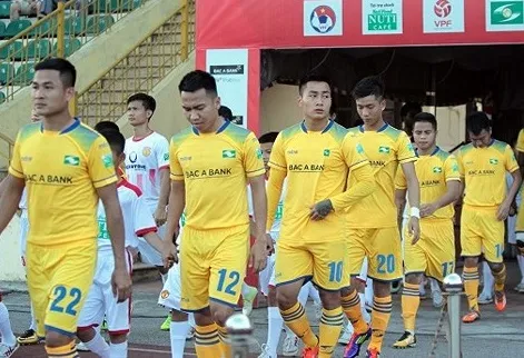 SLNA ít có cầu thủ lên tuyển trong những năm gần đây. Ảnh: Minh Hoàng