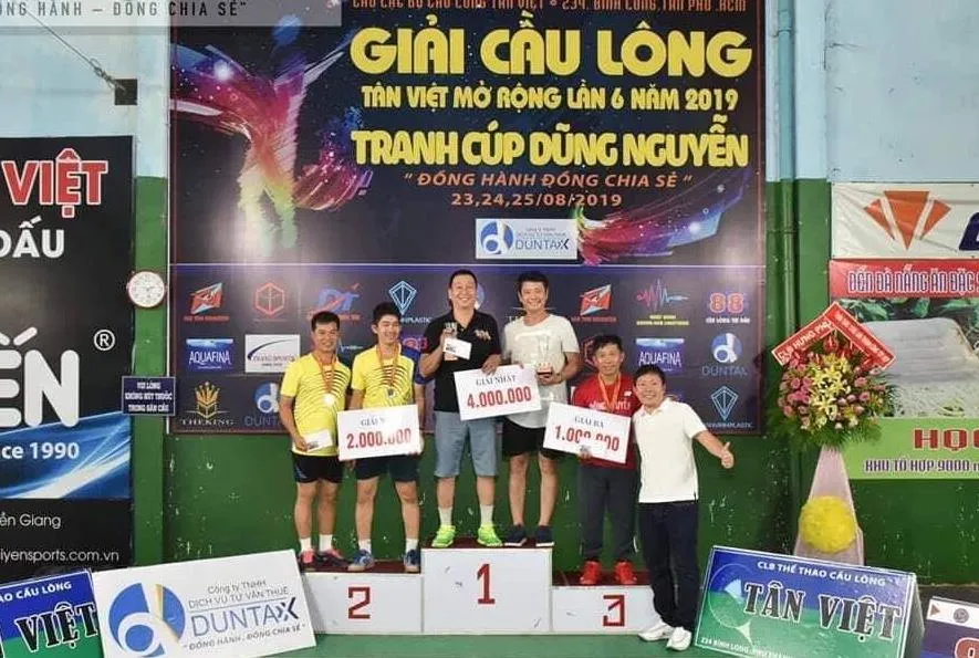 Giải cầu lông thiện nguyện Tân Việt – Cúp Dũng Nguyễn 2019 ảnh 1