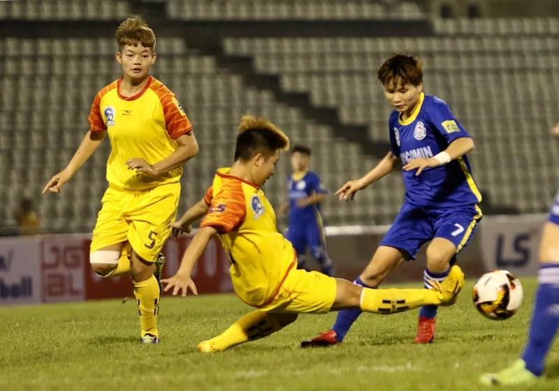 Vòng 8 giải bóng đá nữ VĐQG - cúp Thái Sơn Bắc 2019: Những chiến thắng cách biệt ảnh 1