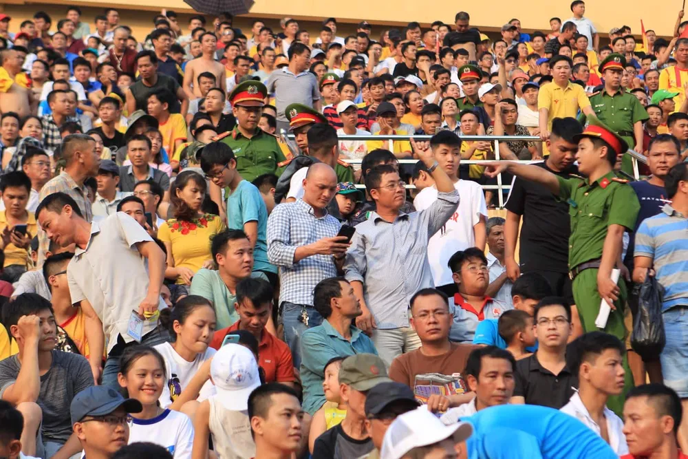 Công tác An ninh được tăng cường trong trận Nam Định – TPHCM ảnh 6