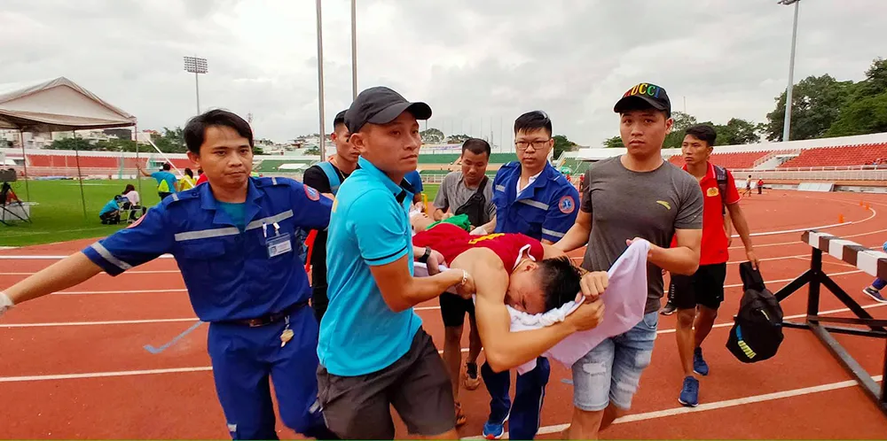 Giải điền kinh Vô địch quốc gia 2019: Thành Ngưng, Tiến Trọng và đoàn CAND đua nhau phá kỷ lục ảnh 6