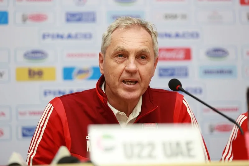 Ông Mirosal Jirkal , trợ lý HLV đội U22 UAE. Ảnh: DŨNG PHƯƠNG