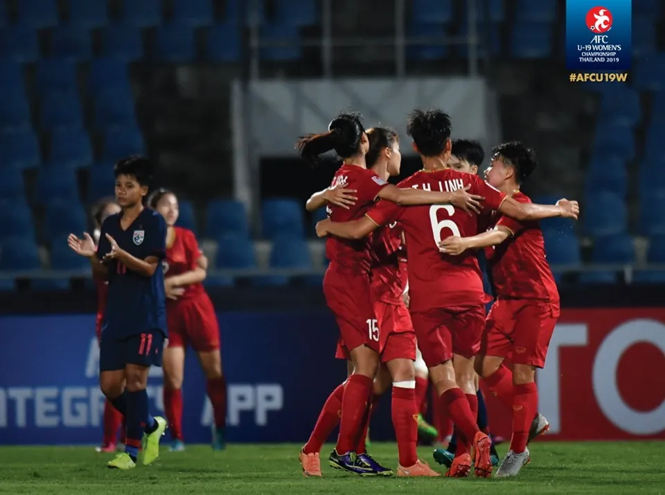 Các cô gái Việt Nam khởi đầu thuận lợi ở bảng A. 