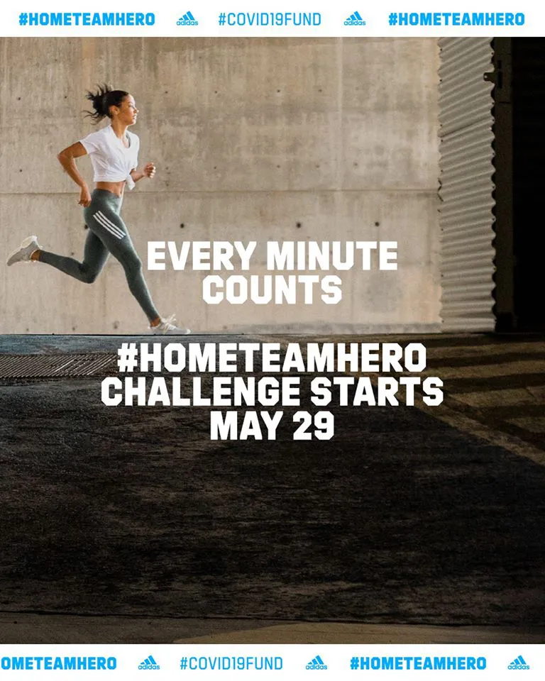 Adidas khởi động sự kiện thể thao gây quỹ 1 triệu USD chống dịch Covid-19 ảnh 1