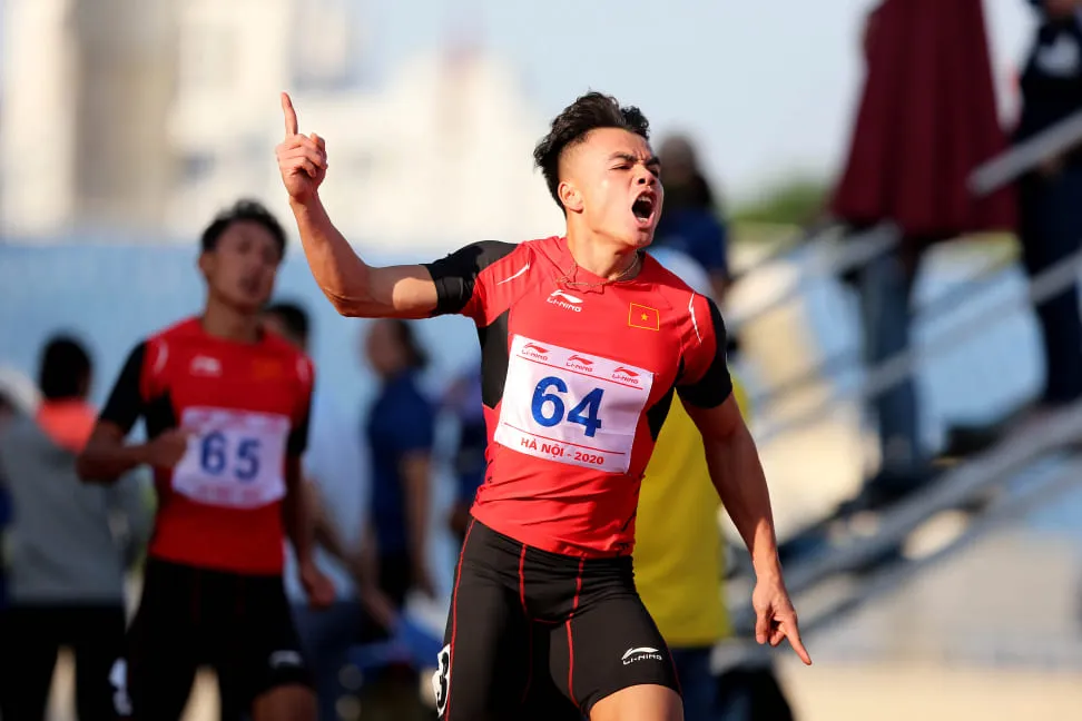 Giải điền kinh VĐQG 2020: Ngần Ngọc Nghĩa phá kỷ lục quốc gia cự ly 100m ảnh 1