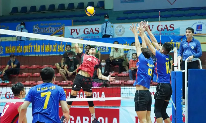Vòng 1 Giải bóng chuyền VĐQG 2021: Nam TPHCM bất ngờ thua trận ra quân ảnh 1