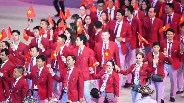 Đoàn thể thao Việt Nam dự SEA Games 30-2019. Ảnh: DŨNG PHƯƠNG